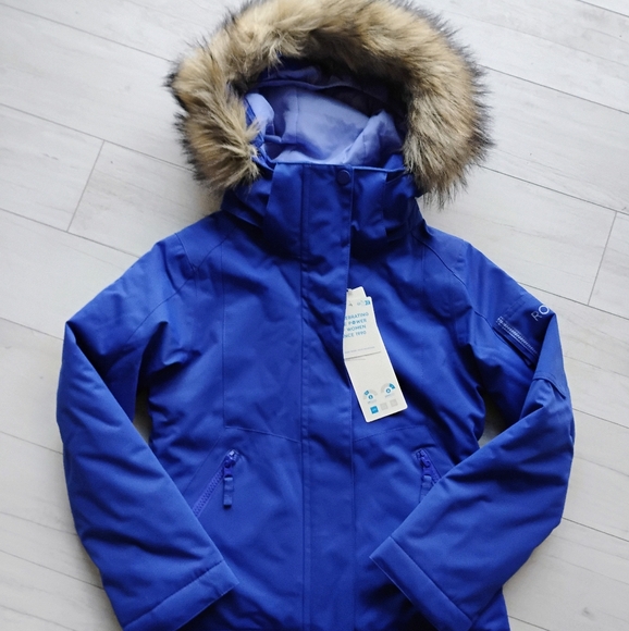 ROXY NEW Meade Girl Technical DryFlight Snow Jacket - Picture 1 of 12